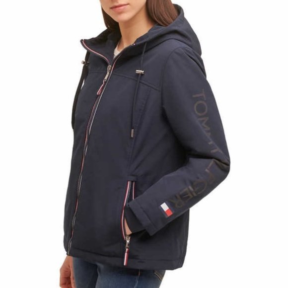 Tommy Hilfiger Ladies' Softshell Jacket NAVY - Picture 2 of 7